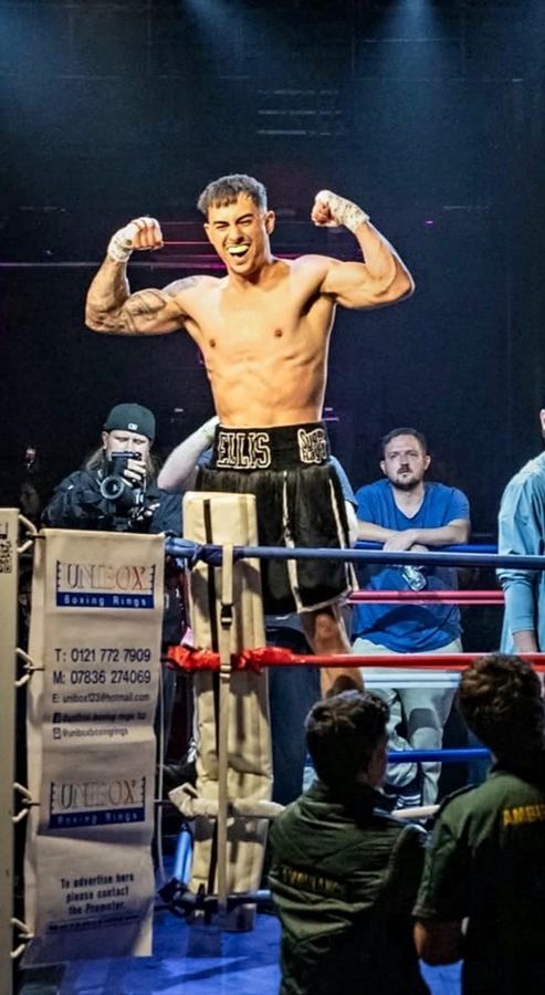 Ellis Harkins in the ring